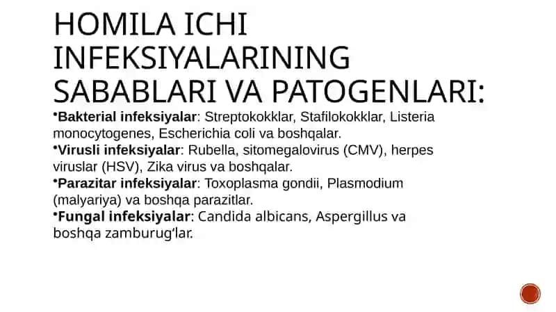 HOMILA ICHI INFEKSIYALARI 3