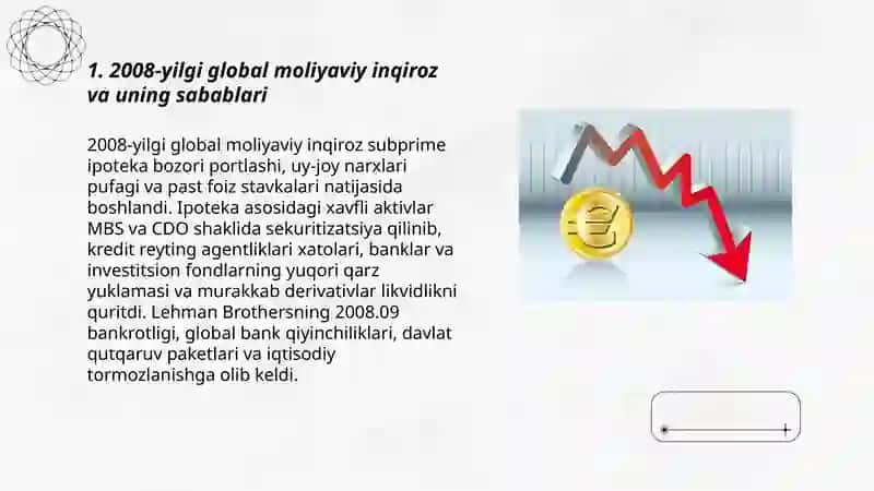 Zamonaviy dunyo moliyaviy inqirozlari 3