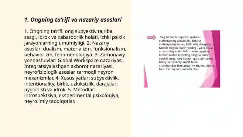 Ong haqida tushuncha va uning xossalari 3