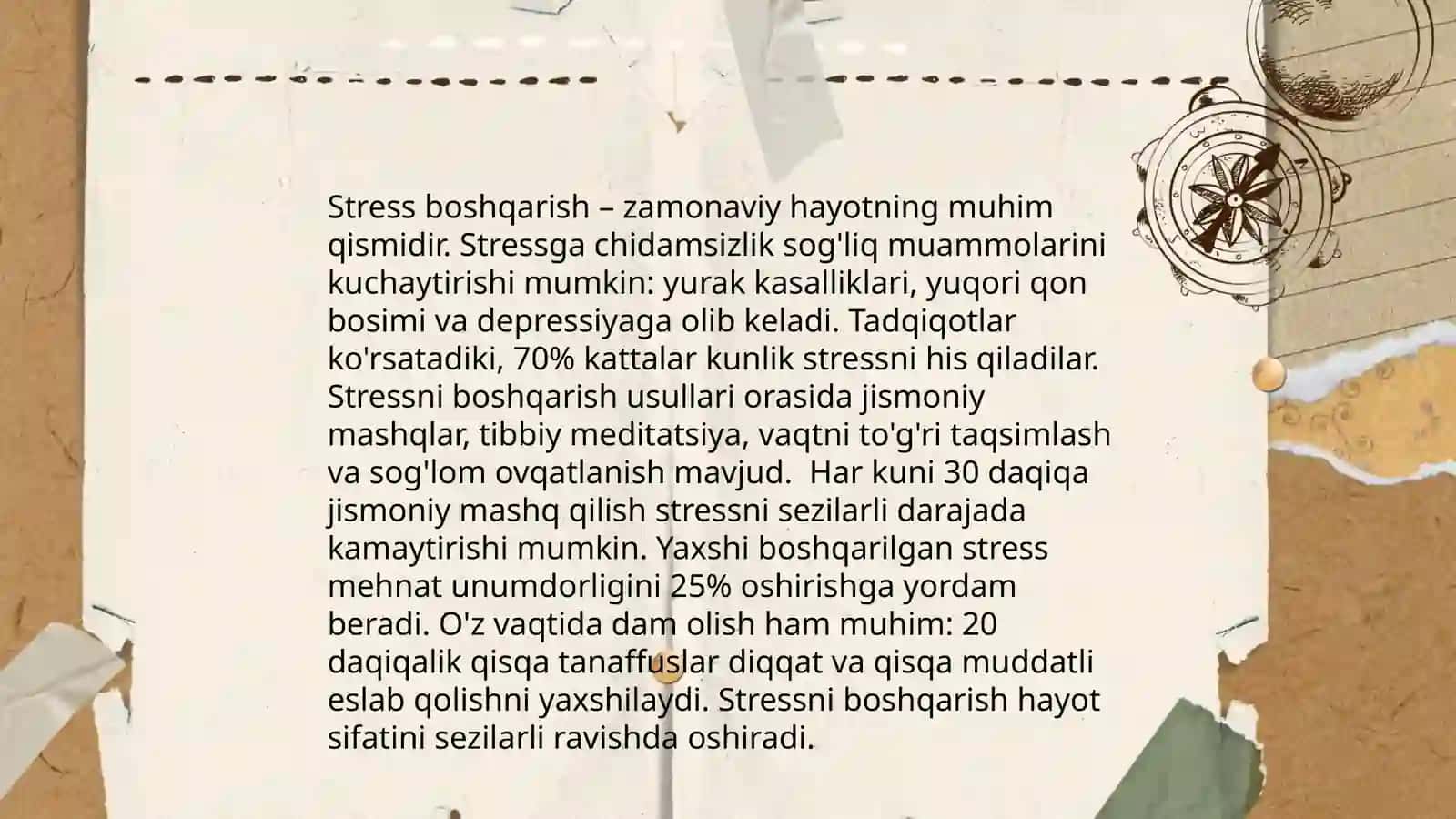 Stressni bowqaroshni psixologik texnikalari 3