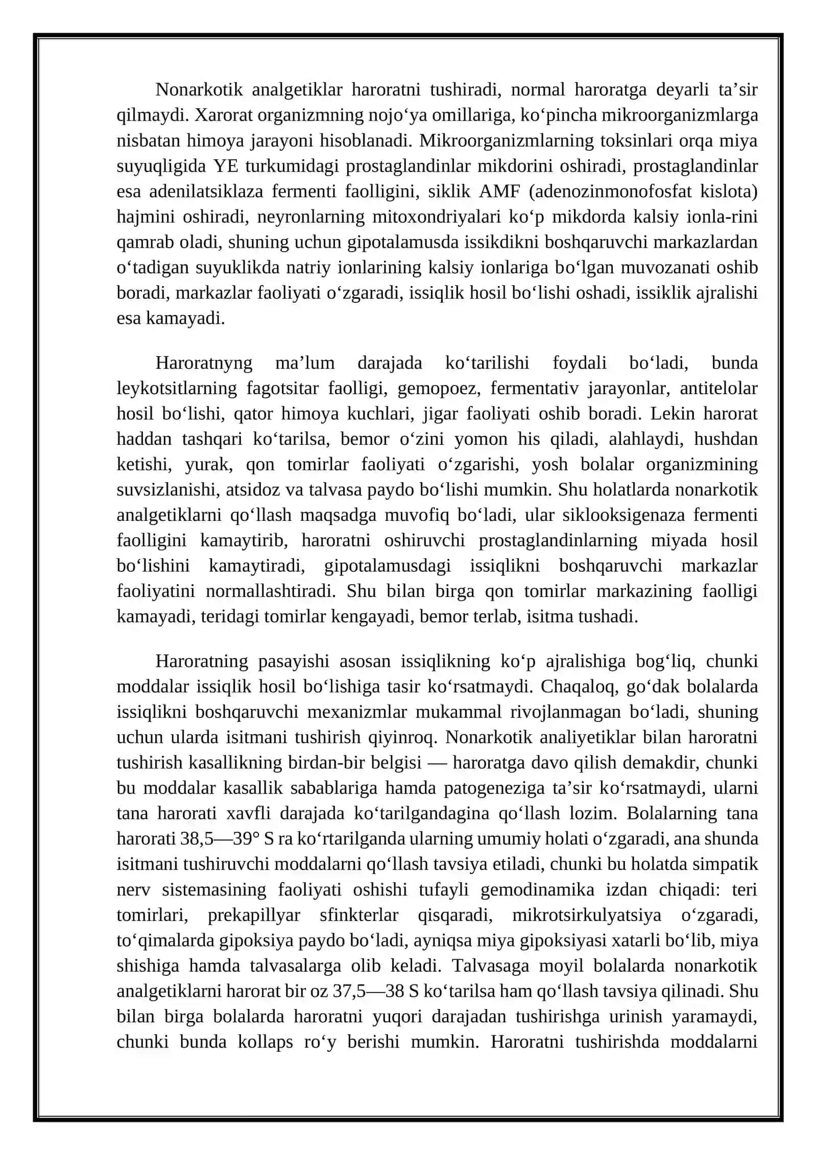 NONARKOTIK ANALGETIKLAR 3