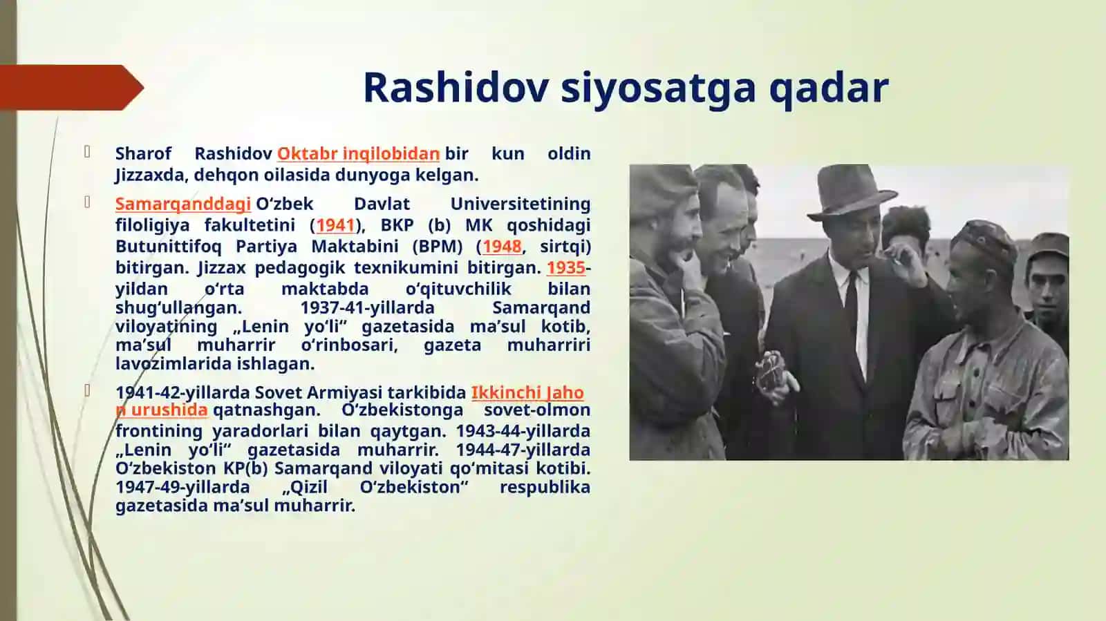 Sharof Rashidov 3