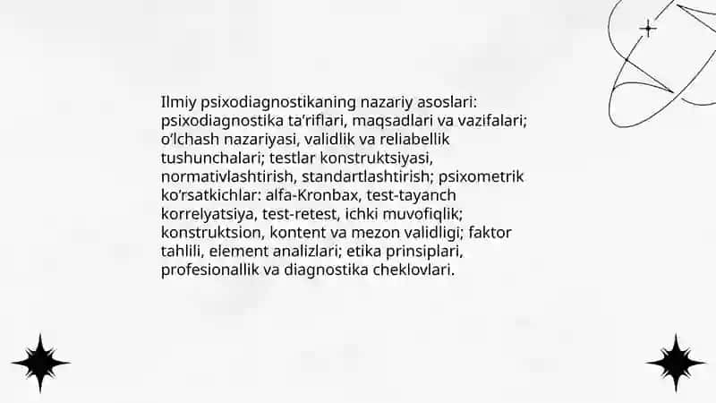 Ilmiy pxisodiagnostika 3