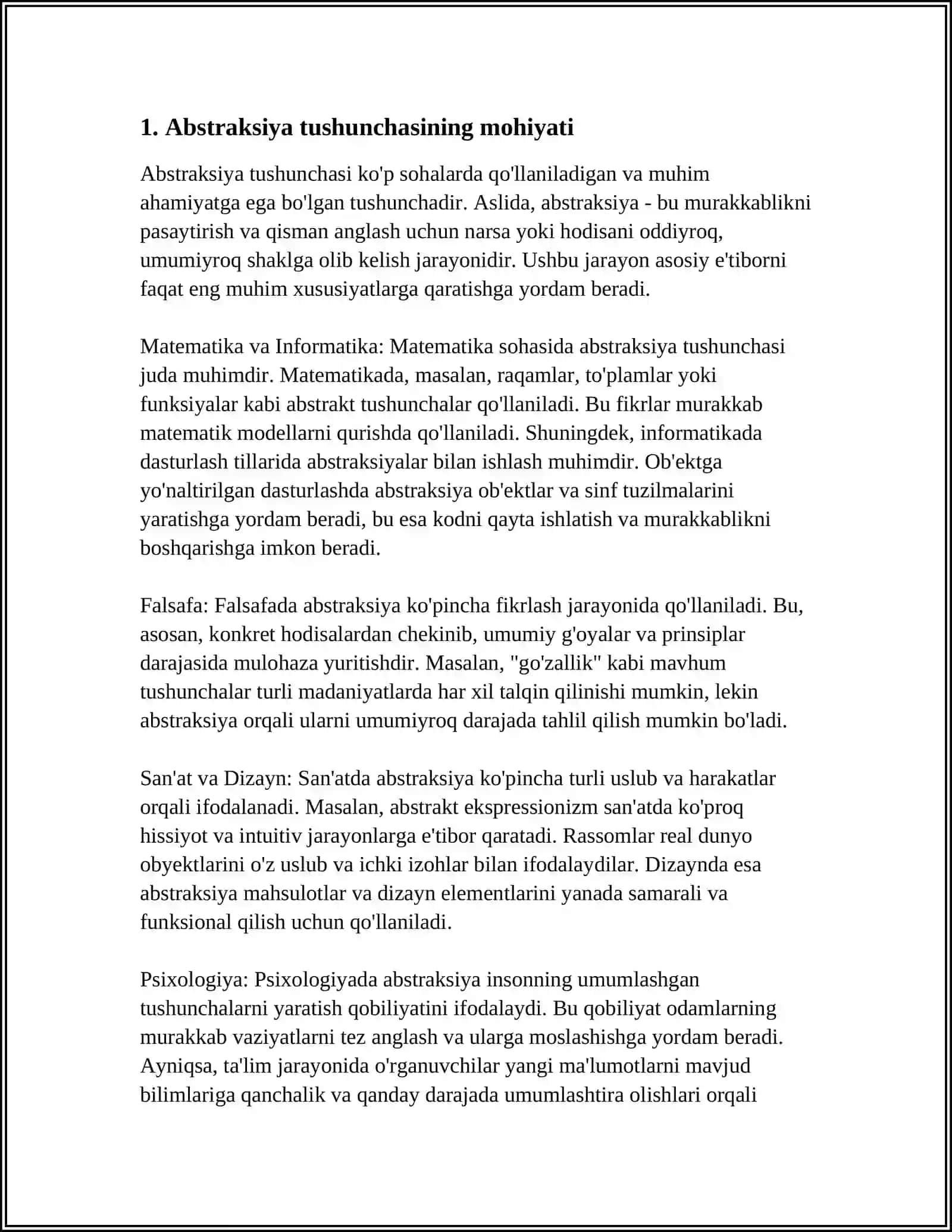 ABSTRAKSIYA TUSHUNCHASI 3