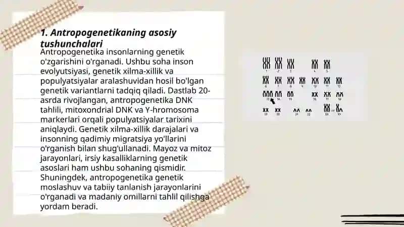 Antropogenetika usullari shajara usuli 3