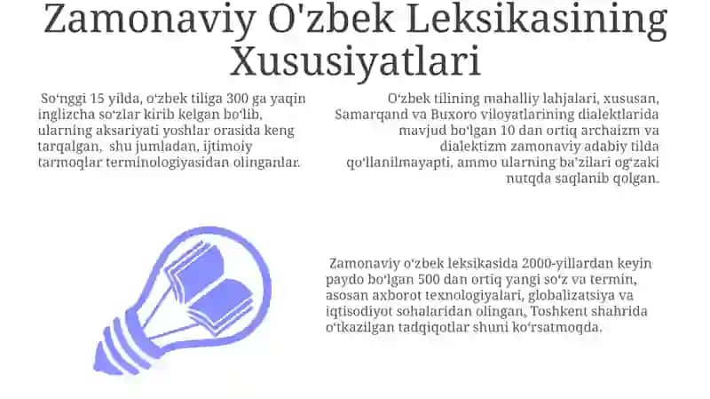O'zbek tili leksikasida o'z qatlam 3