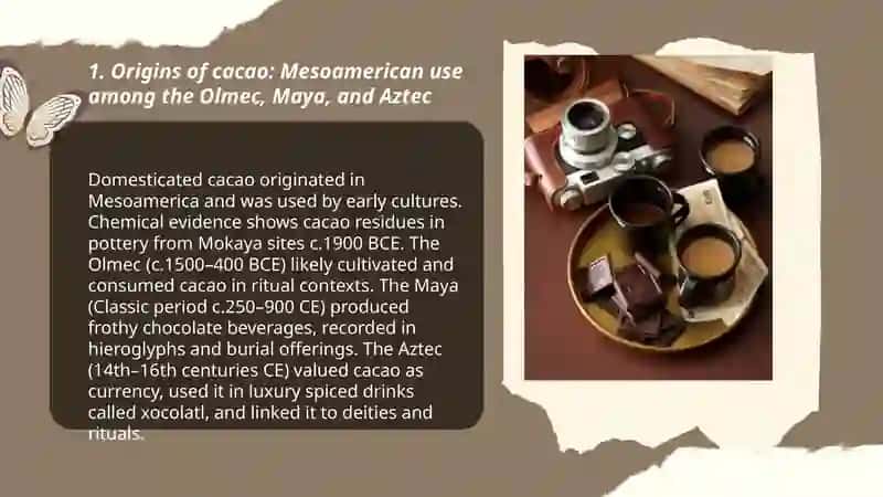 Chocalate and coffee of history 3