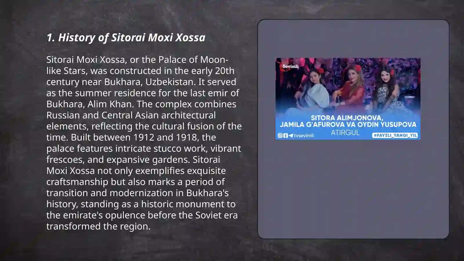 Sitorai Moxi Xossa haqida 3