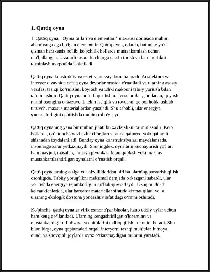 OYNA TURLARI VA ELEMENTLARI 3