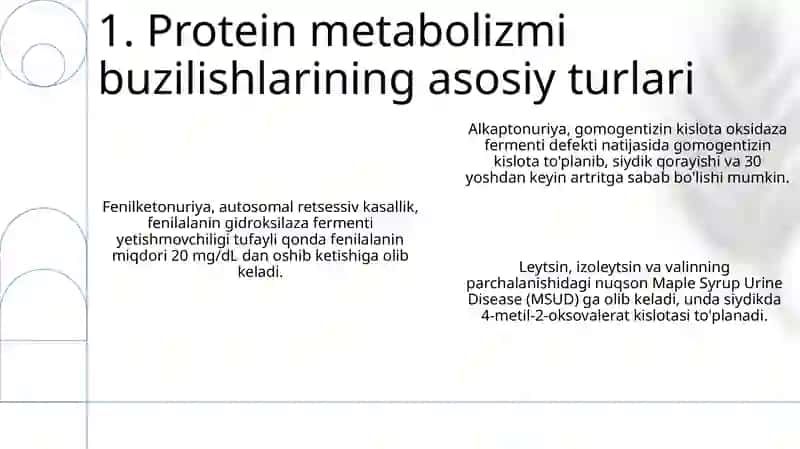 Oqsillar almashinuvining buzilishi 3