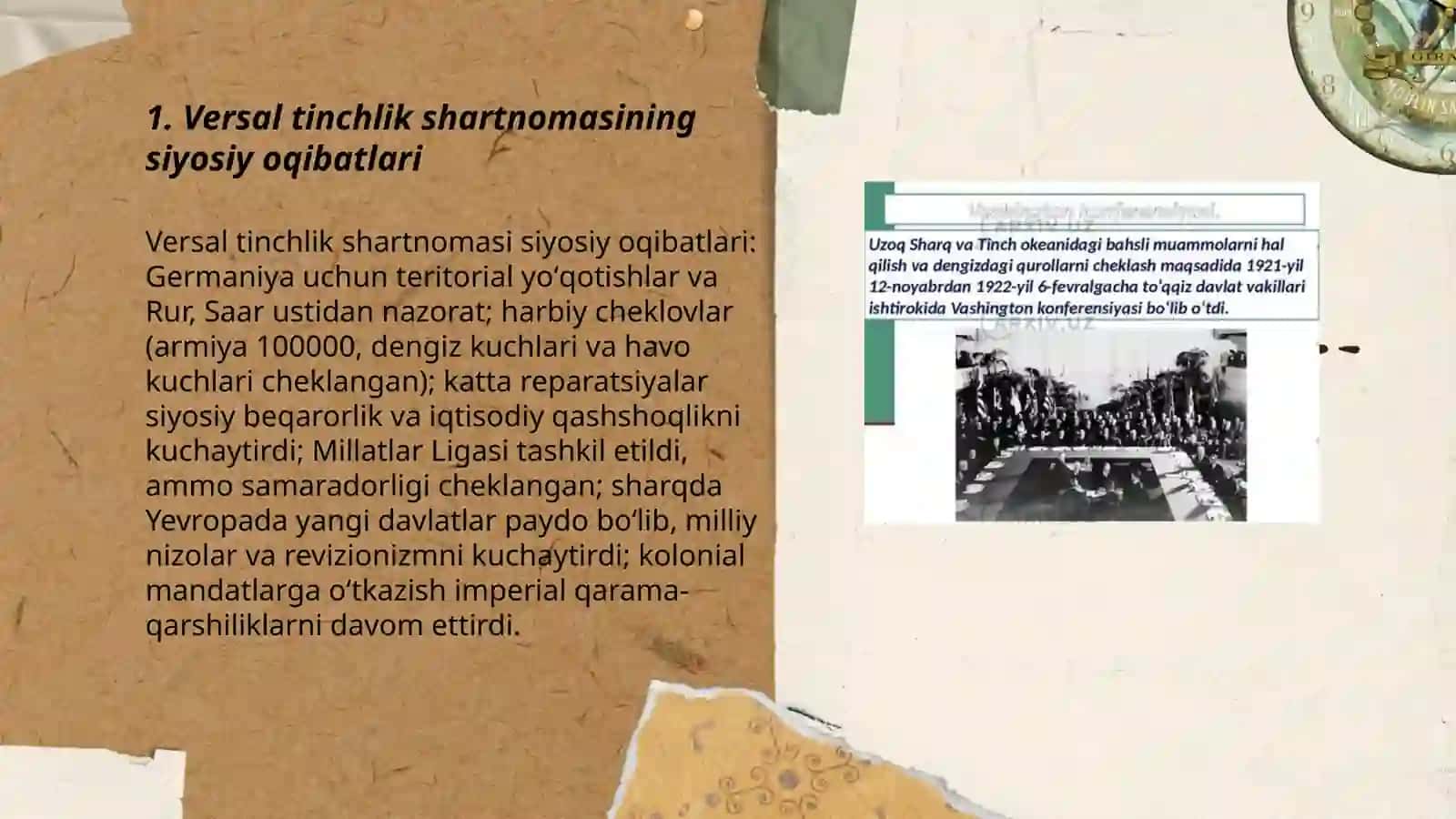 Jahon urushi oralogʻidagi siyosiy hayot 3