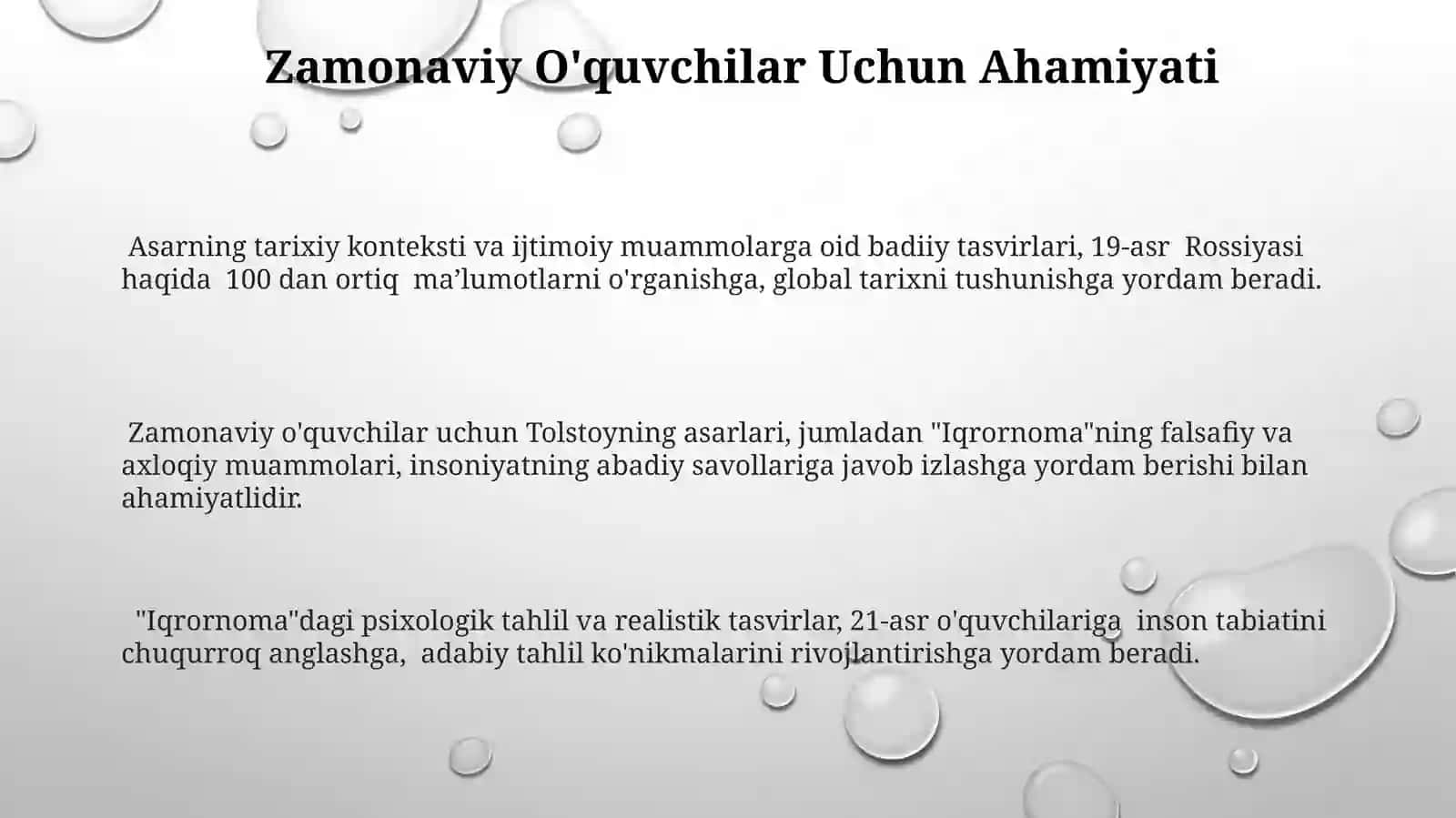 Lev Tolstoy Iqrornoma asari 3