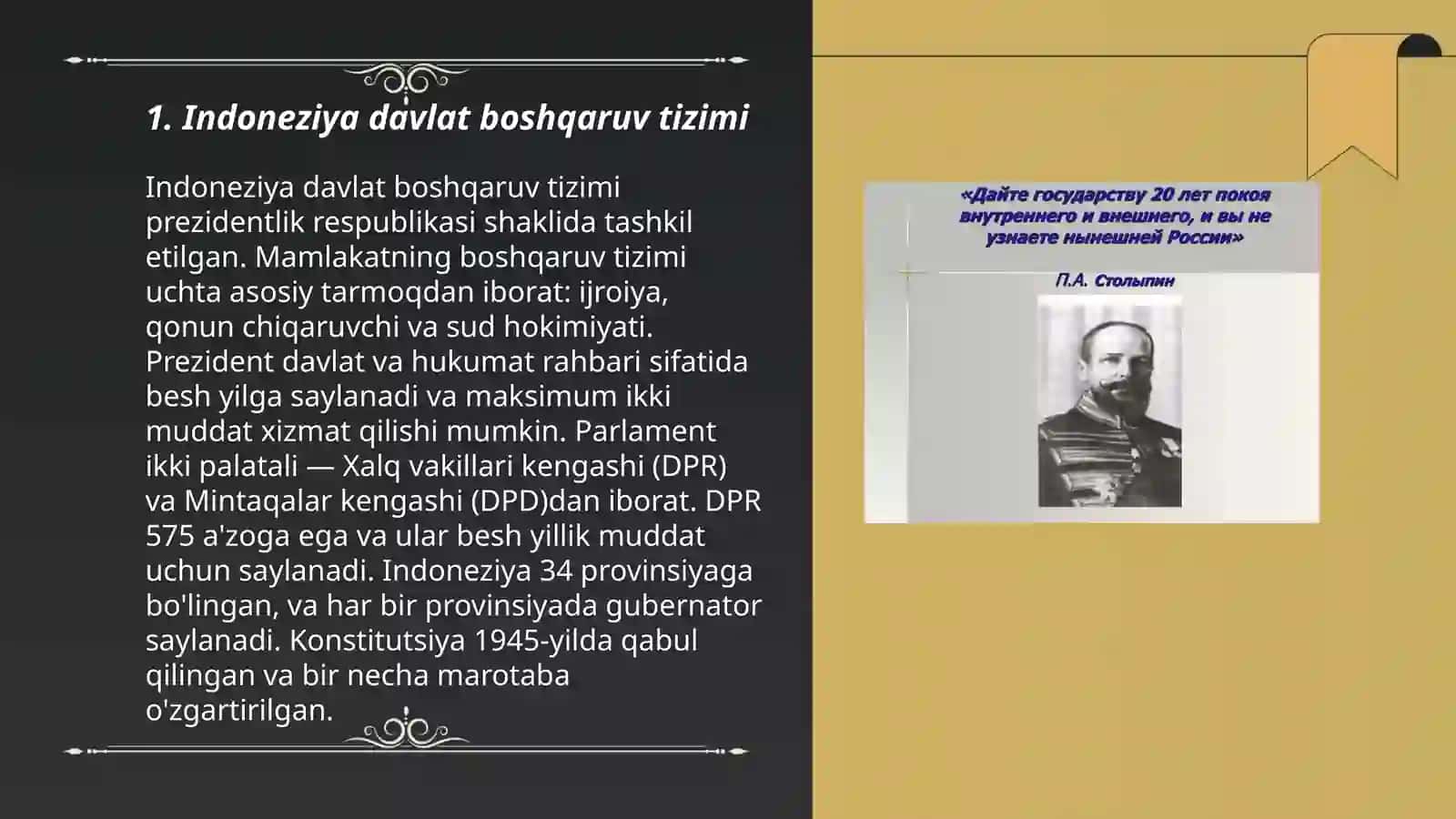 Indoneziya davlatini menejmenti 3