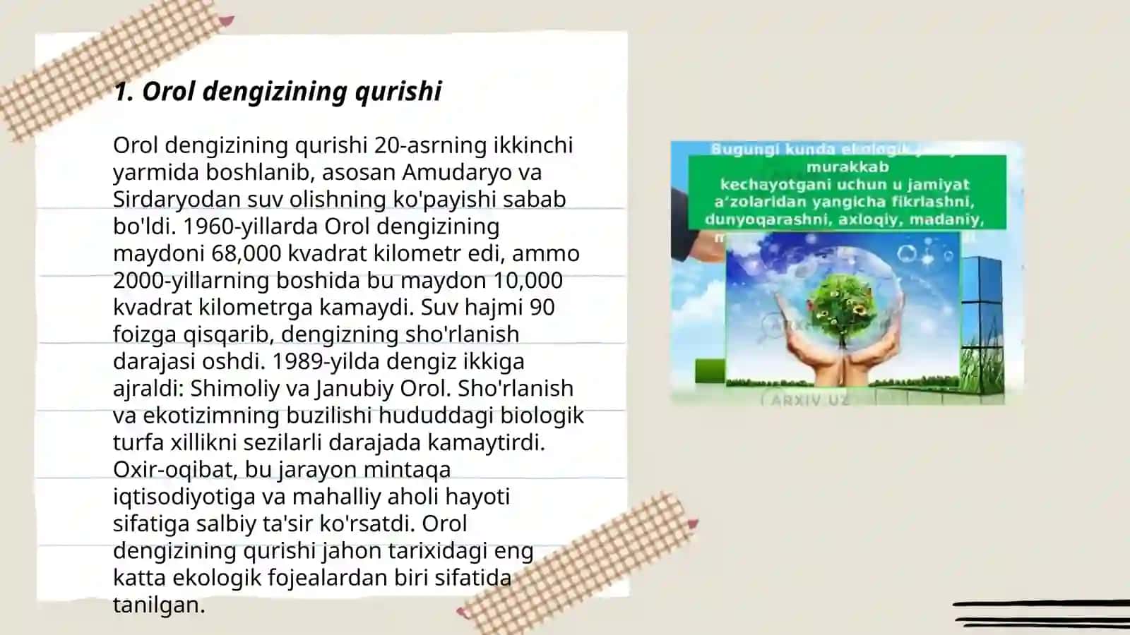Orol dengizining qurishi 3