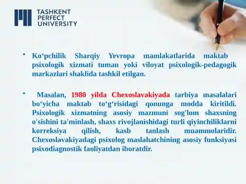 Psixologik xizmatning yuzaga kelishi tarixi 3