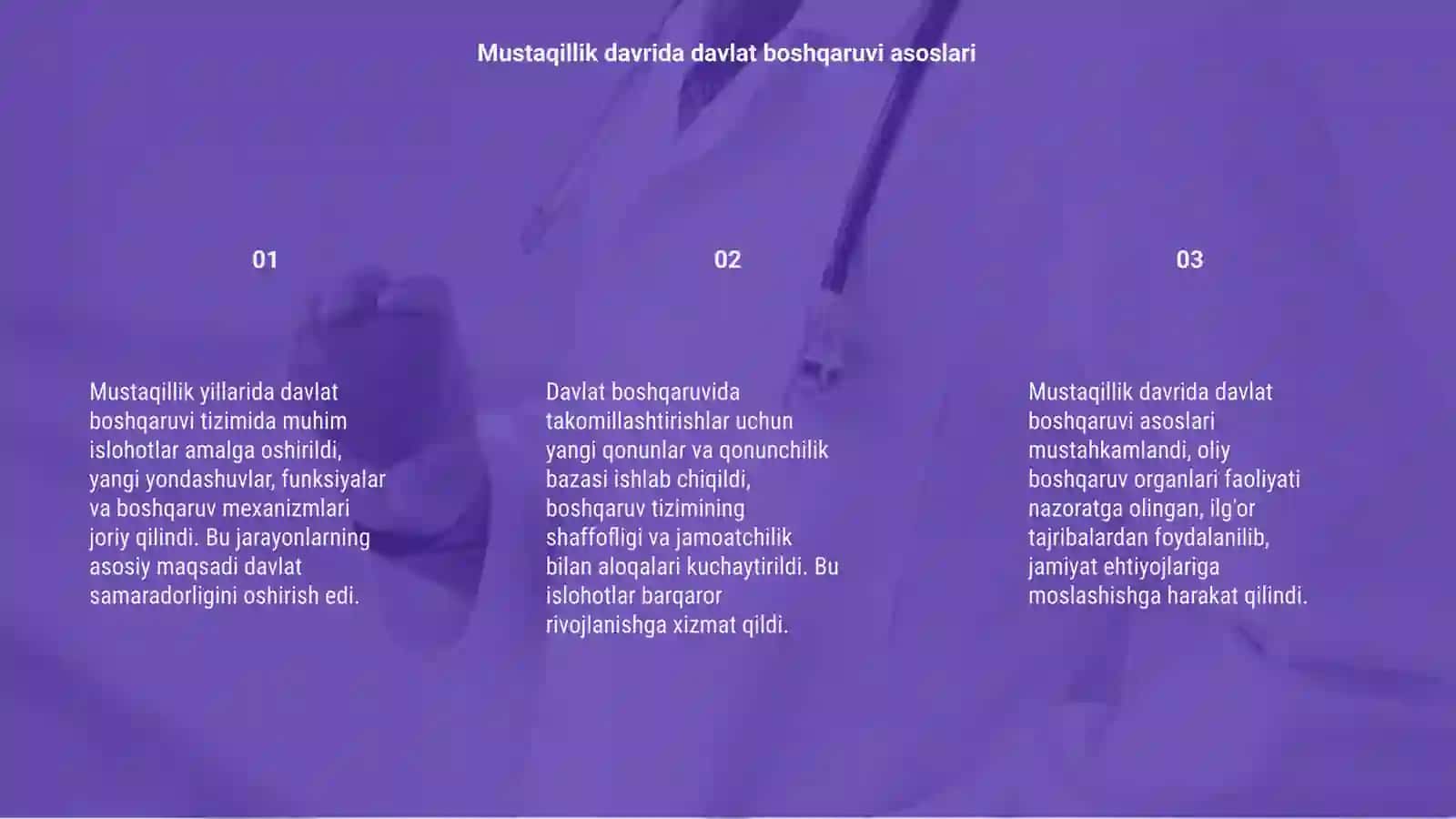 Mustaqillik davrida davlat boshqaruvi asoslari 3