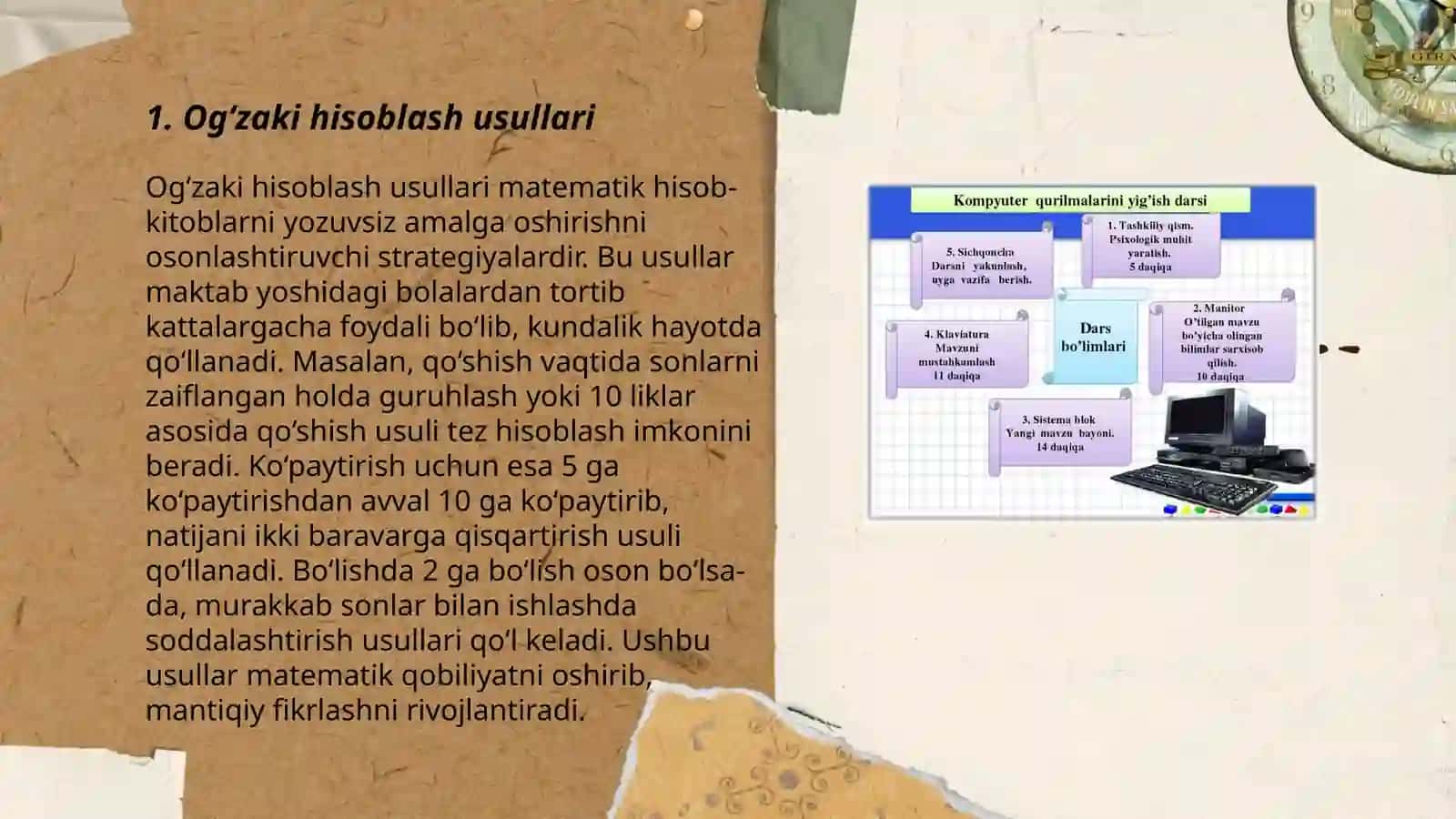 Og‘zaki hisoblash usullari 3