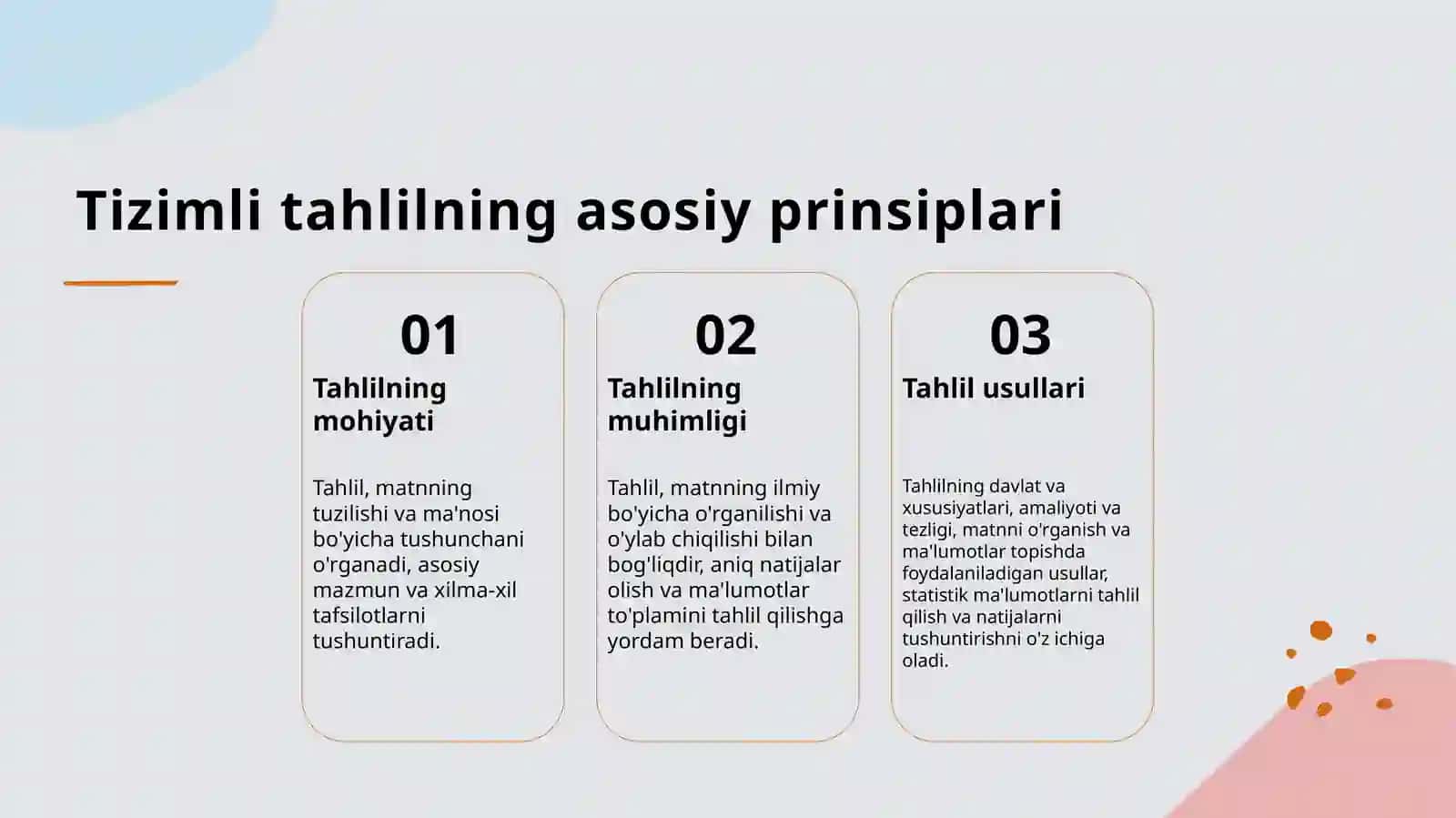 Kantent tahlil 3