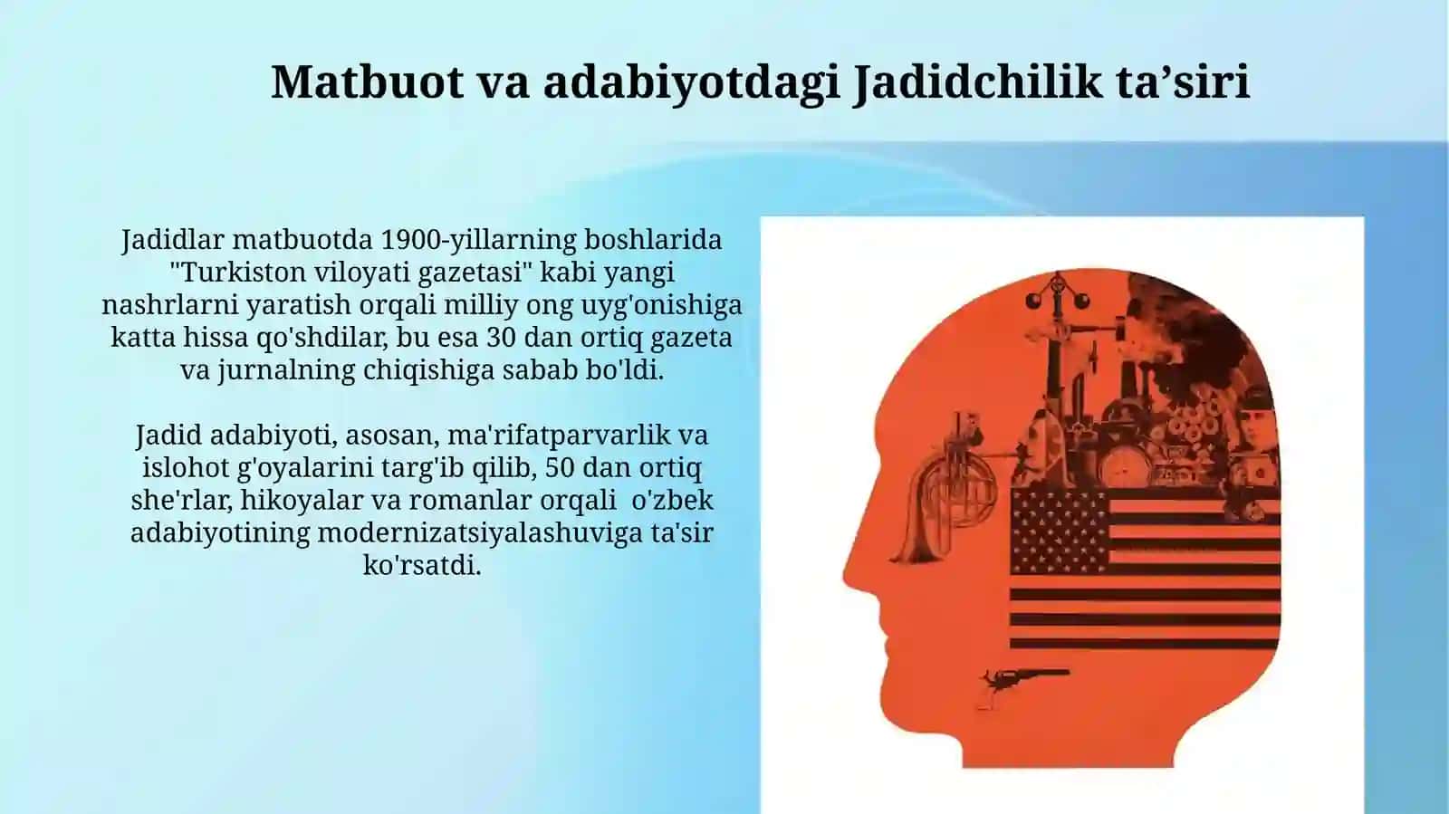 Matbuot va adabiyotdagi Jadidchilik taʼsiri 3