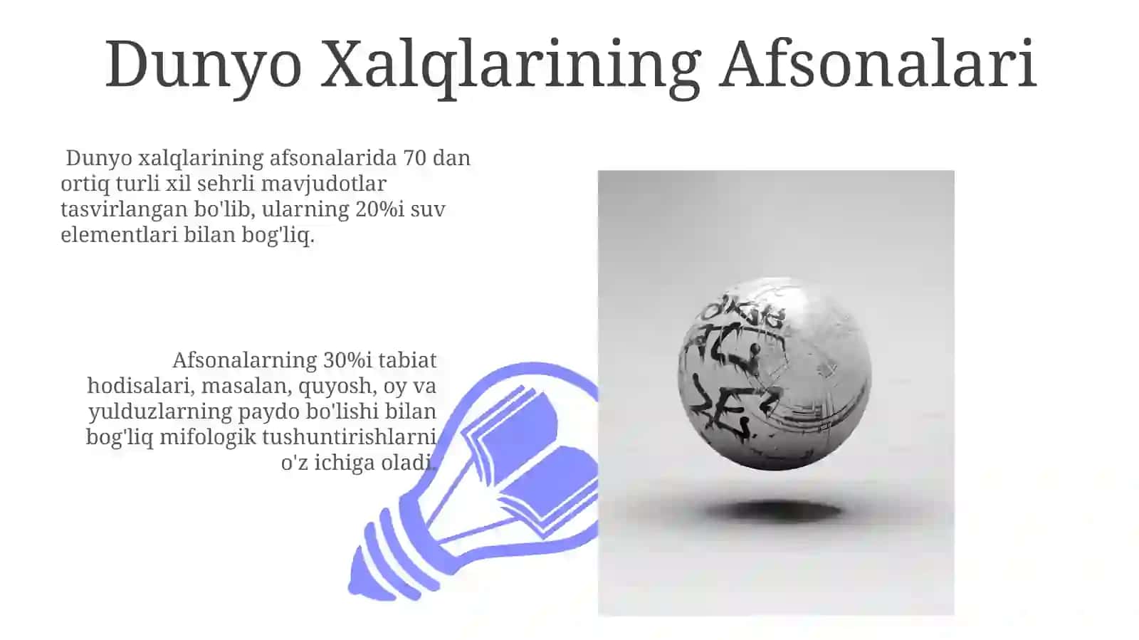 Dunyo xalqlari Miflari haqida 3