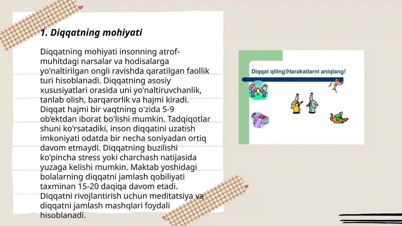 Diqqatning mohiyati 3