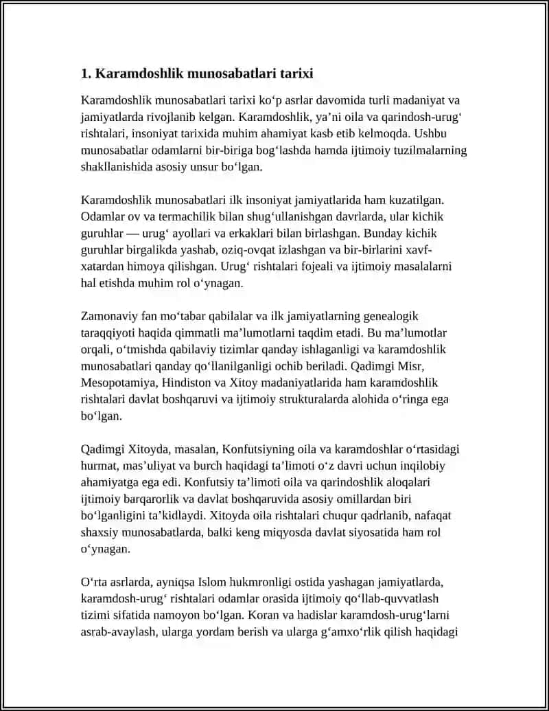 KARAMDOSHLAR OILASI 3
