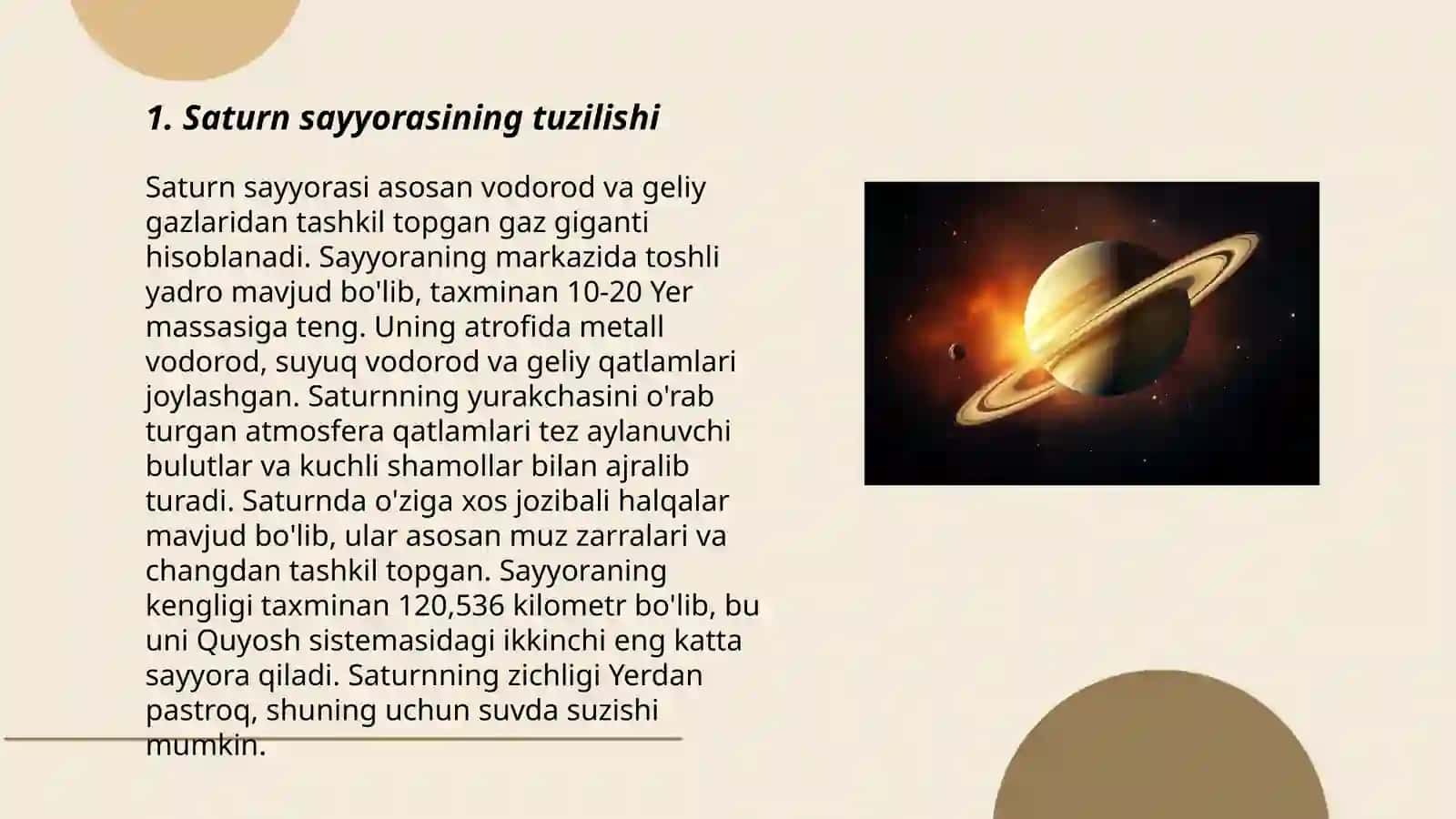 Saturn sayyorasi 3