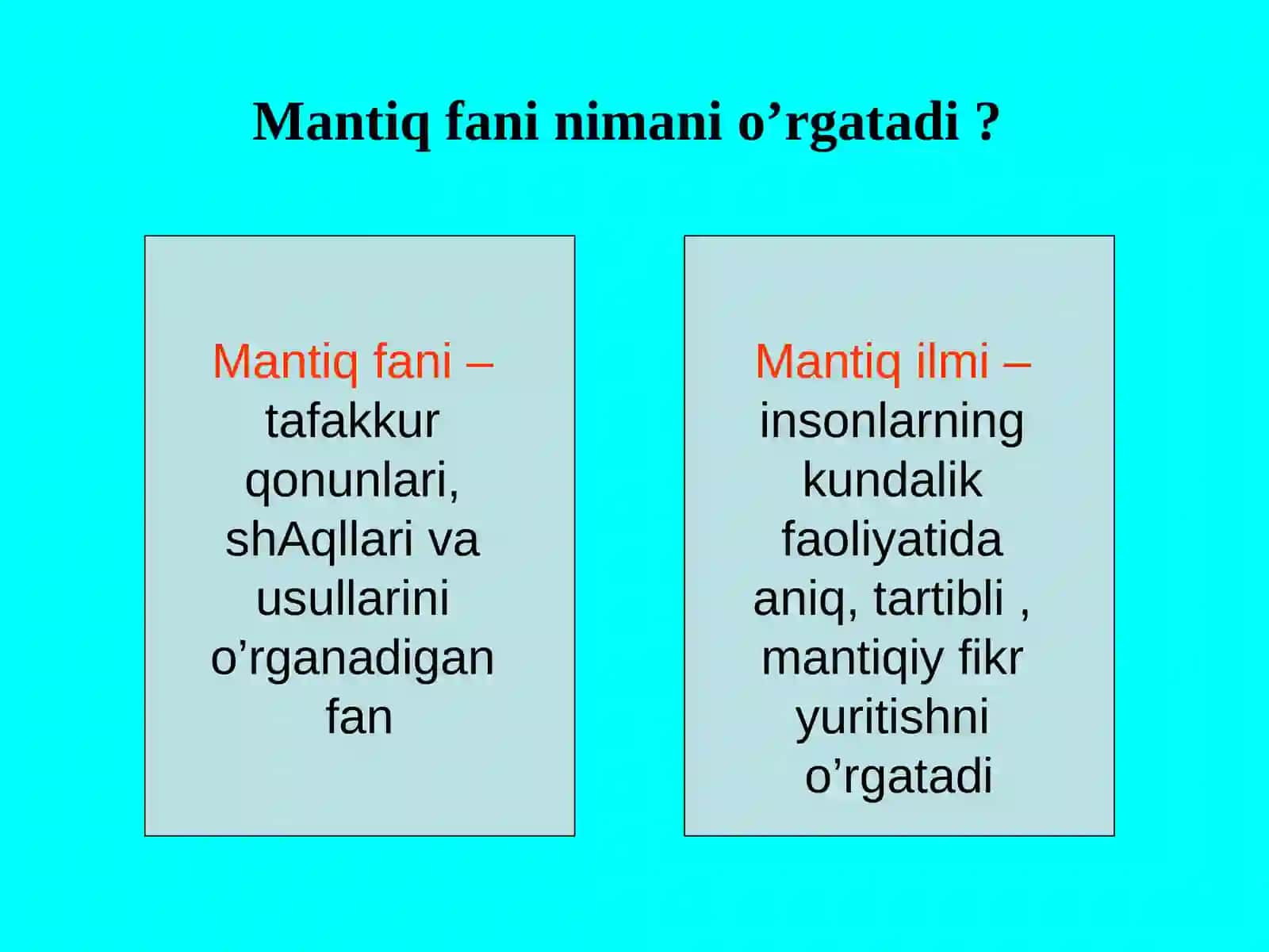 FALSAFA Fan 5-mavzu 3