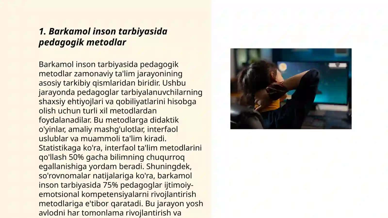 Barkamol inson tarbiyasida pedagogik metodlar 3