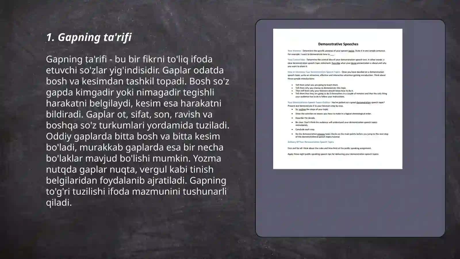 Gap haqida ma'lumot 3