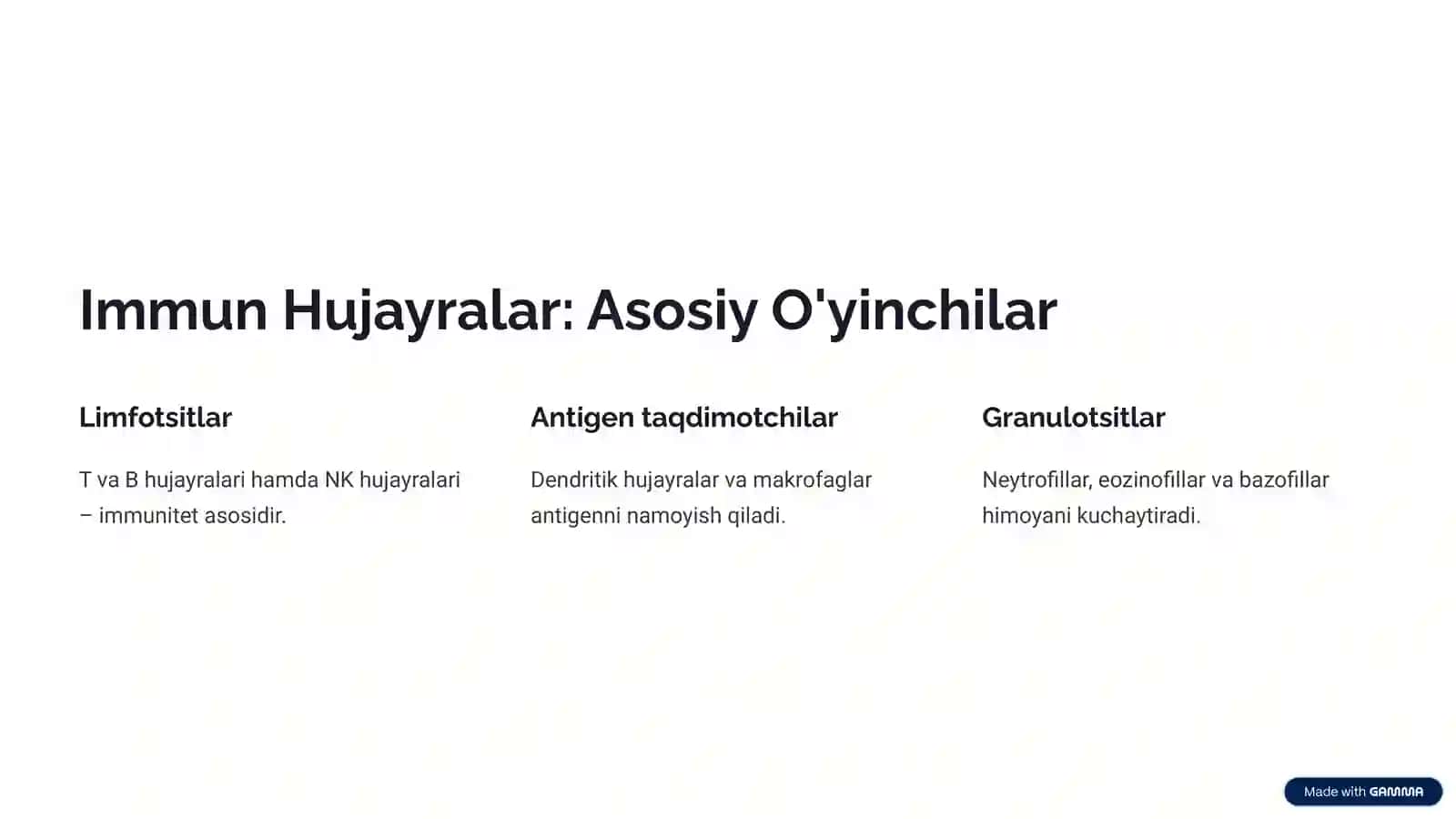 Immun Himoya Reaksiyalarining Morfologik Asoslari 3