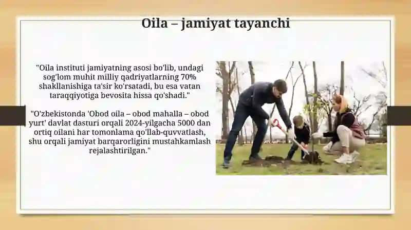 Oilaviy va Vatan Tarqiyoti 3