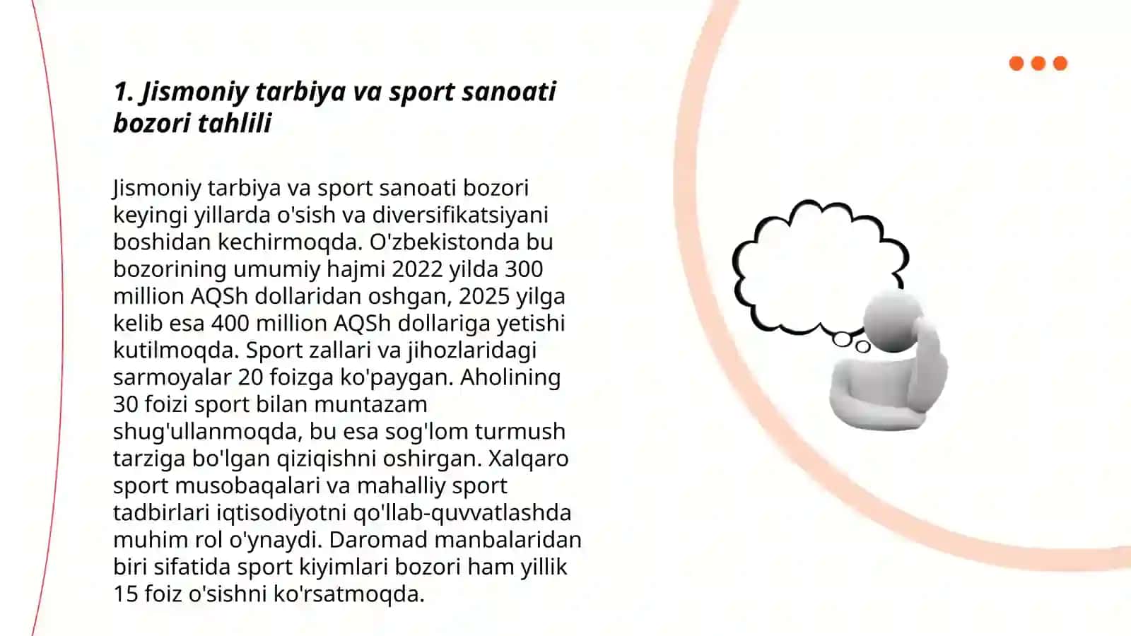 Jismoniy Tarbiya va Sport Korxonalarida Tovar Bozorini Tadqiqotlash 3
