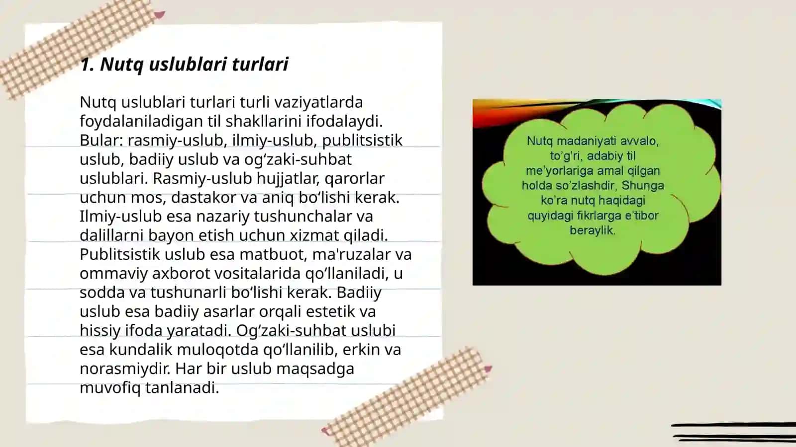 Nutq uslublari 3