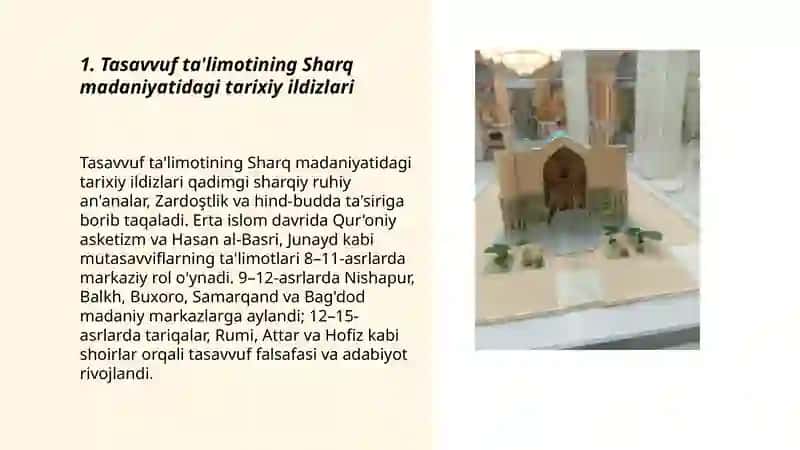 Tasavvuf ta'limotning sharq madaniyati 3