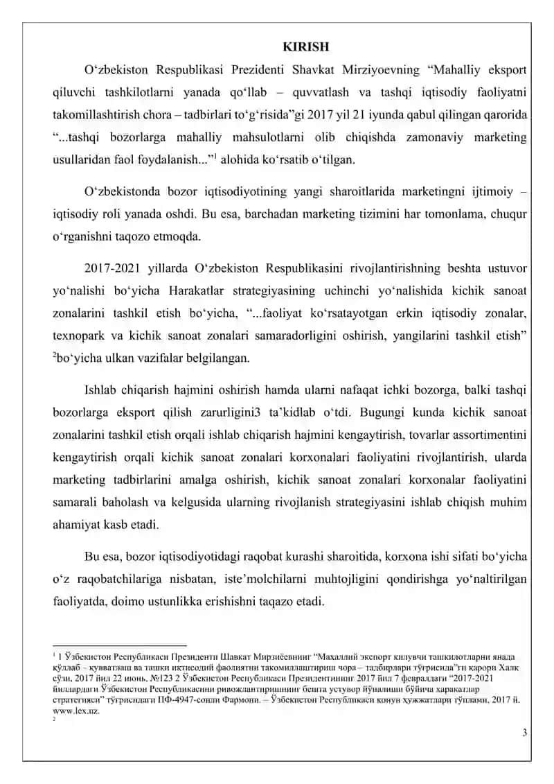 Marketing malumotlarining amaliy taxlili 3