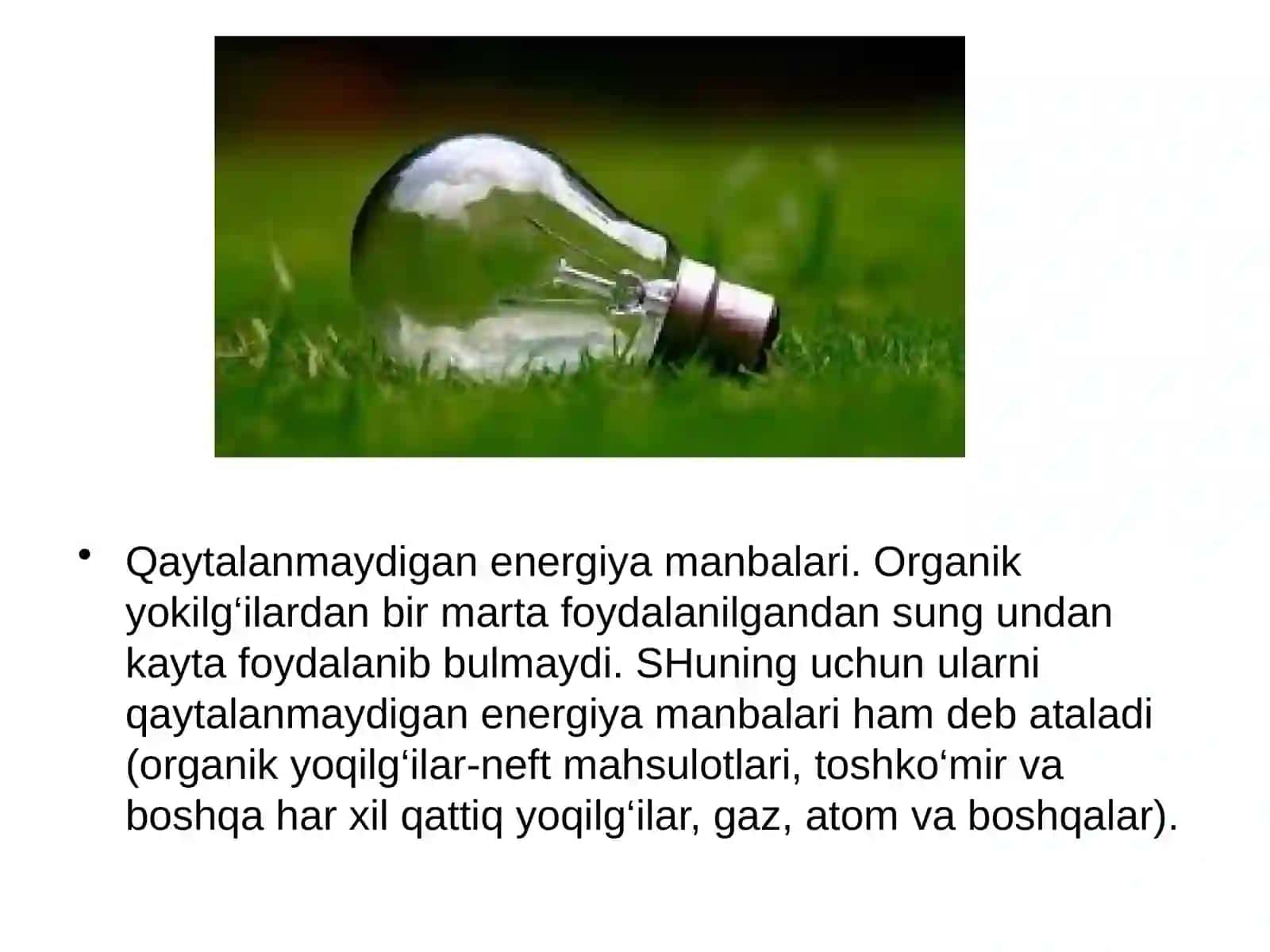 MUQOBIL ENERGIYA MANBALARI VA ULARNING TURLARI 3