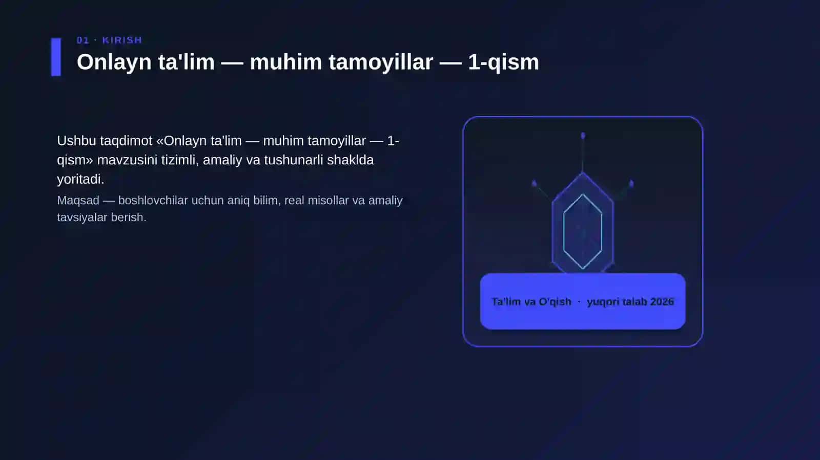 Onlayn ta'lim — muhim tamoyillar — 1-qism 3
