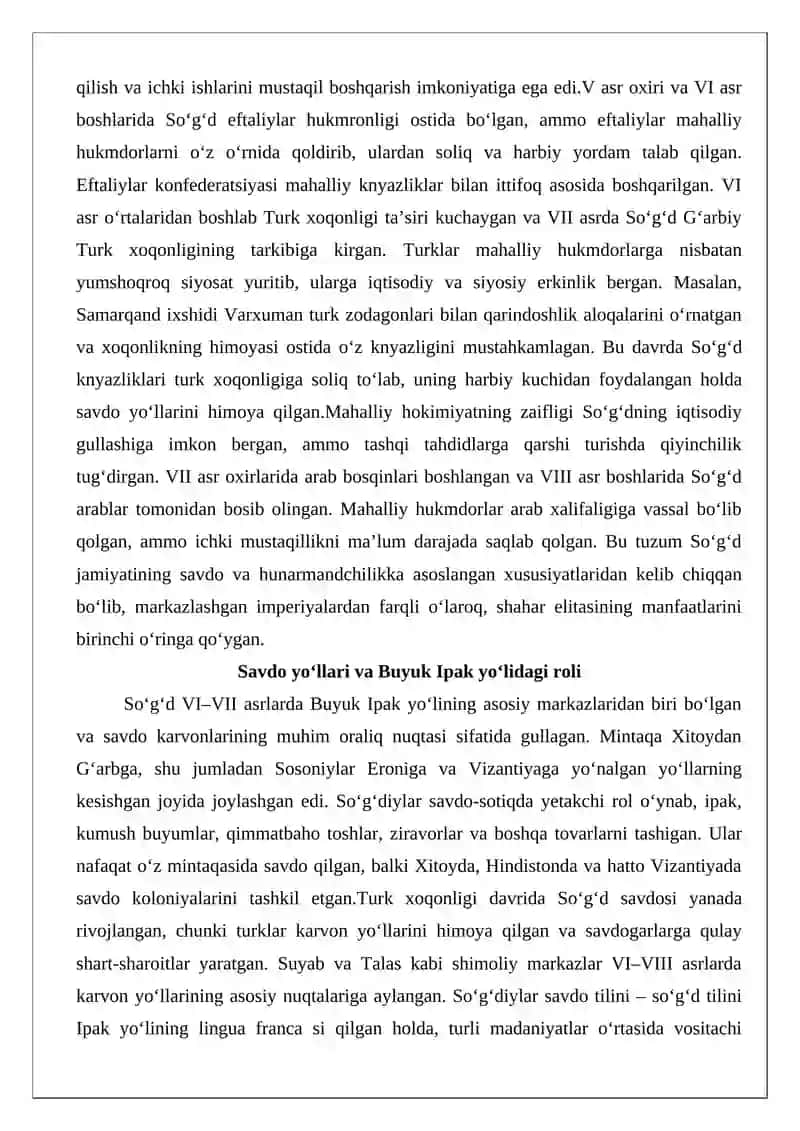 VI–VII asrlarda So‘g‘d, Farg‘ona va Xorazm 3