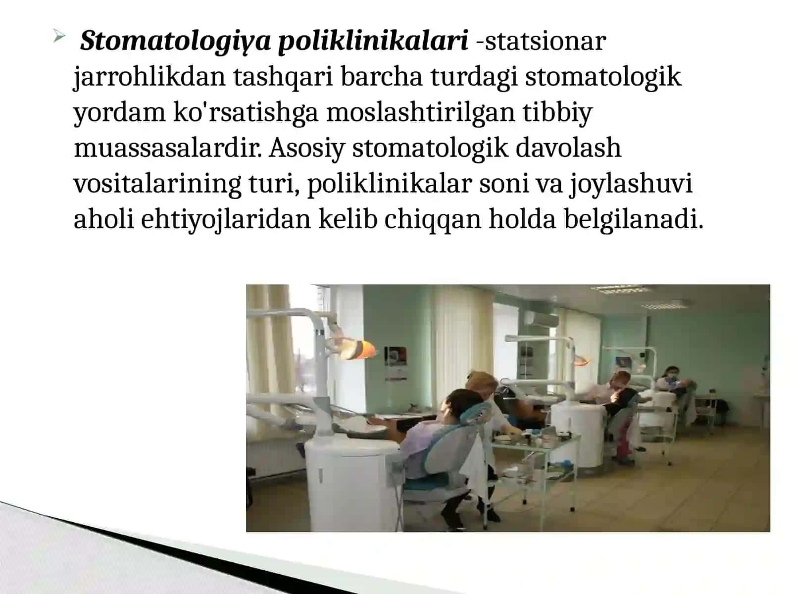 Tibbiy-stomatologik muassasalar 3