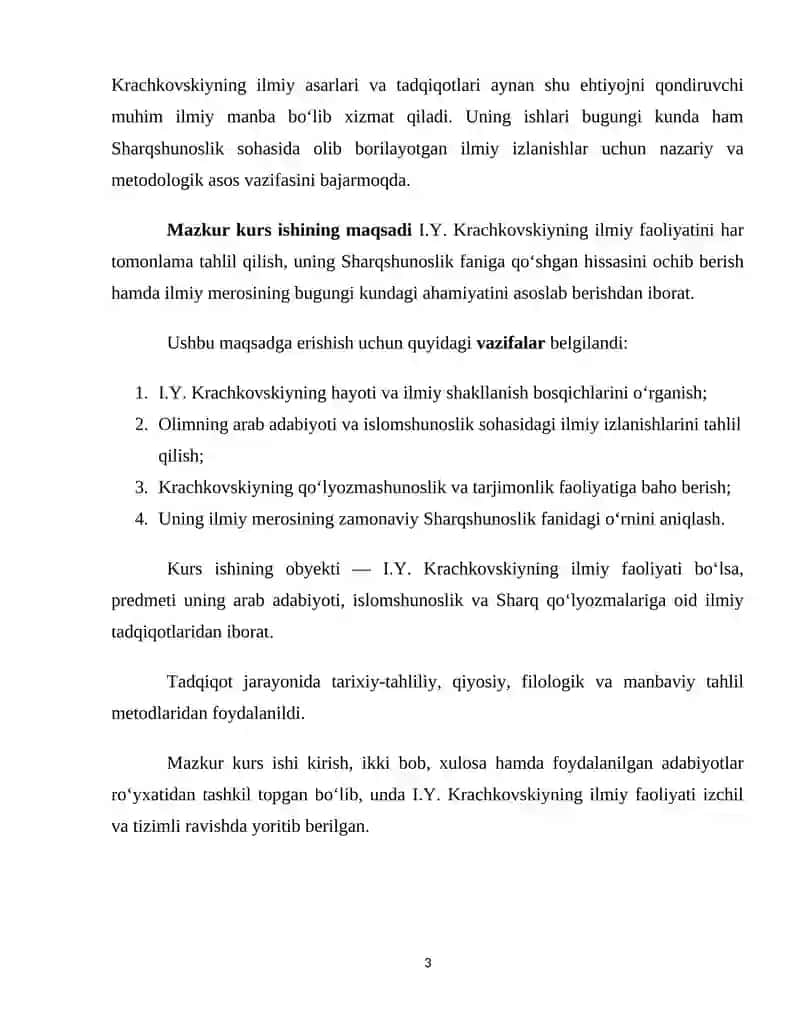 I.Y.Krachkovskiyning ilmiy faoliyati 3