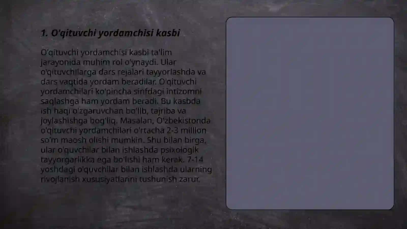 Aqli zaif bolalar uchun kasblar 3