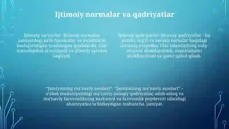 Jamiyatning Ma'Naviy Asoslari 3