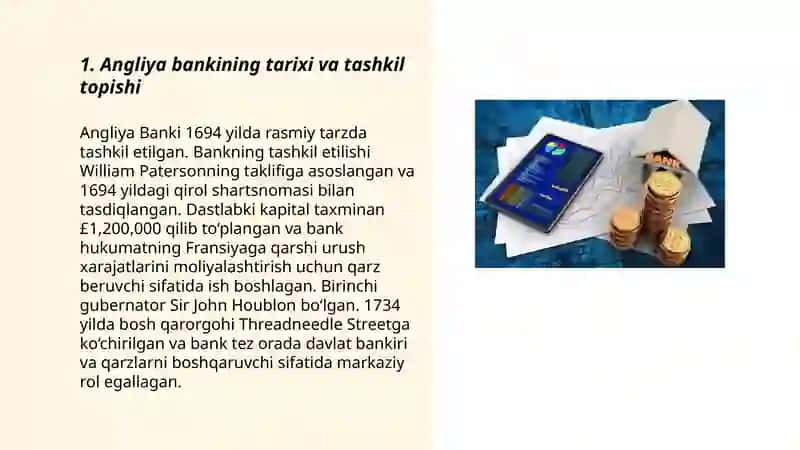 Angliya banki va uning o‘ziga xos xususiyatlari 3