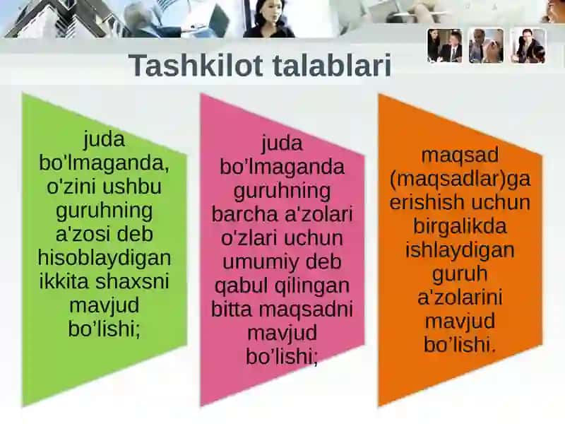 TASHKILOTLAR VA ULARNI BOSHQARISH 3