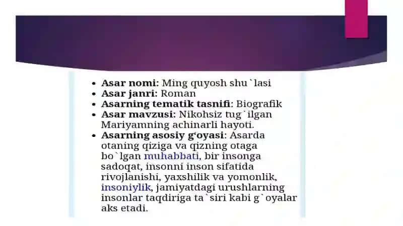 Badiiy asar tahlili 3