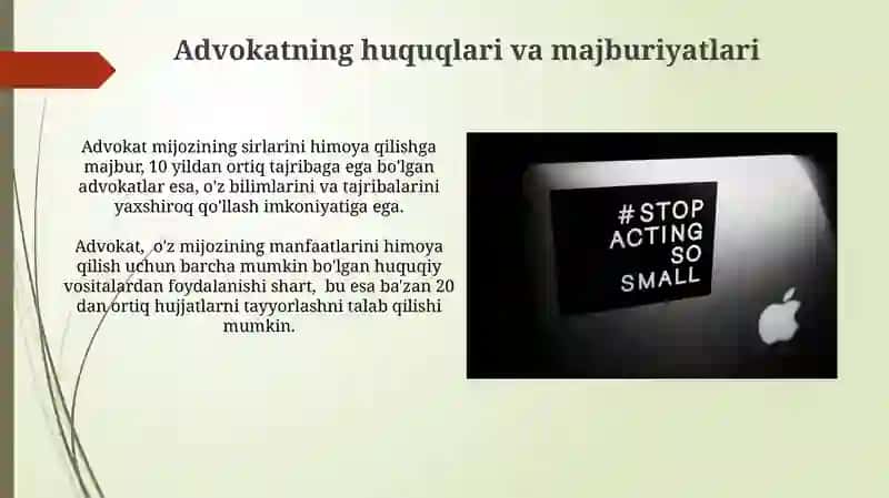 Advokatura 3
