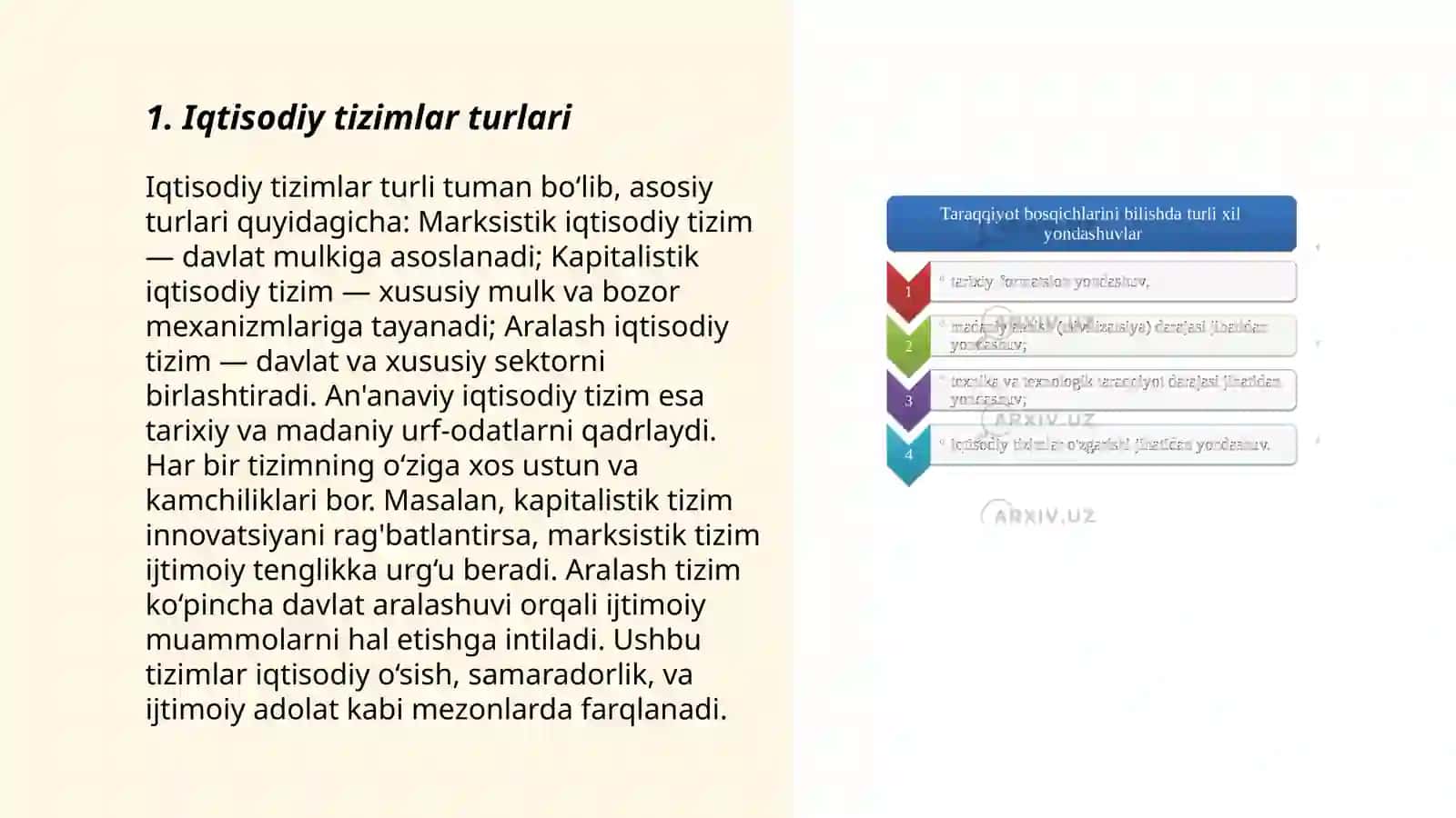 Iqtisodiy tizimlar 3