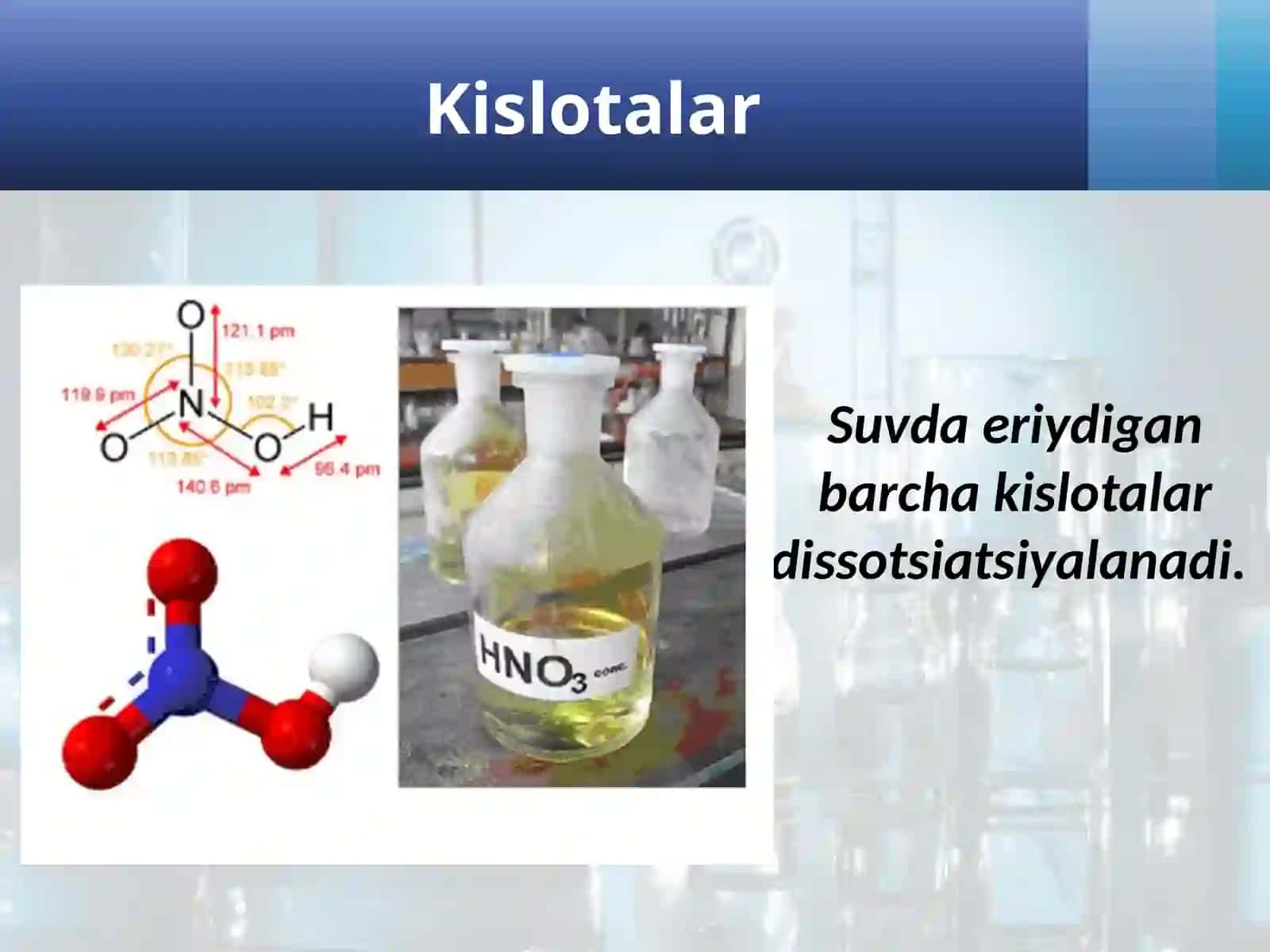 Kislota, ishqor va tuzlarning dissotsiatsiyalanishi 3
