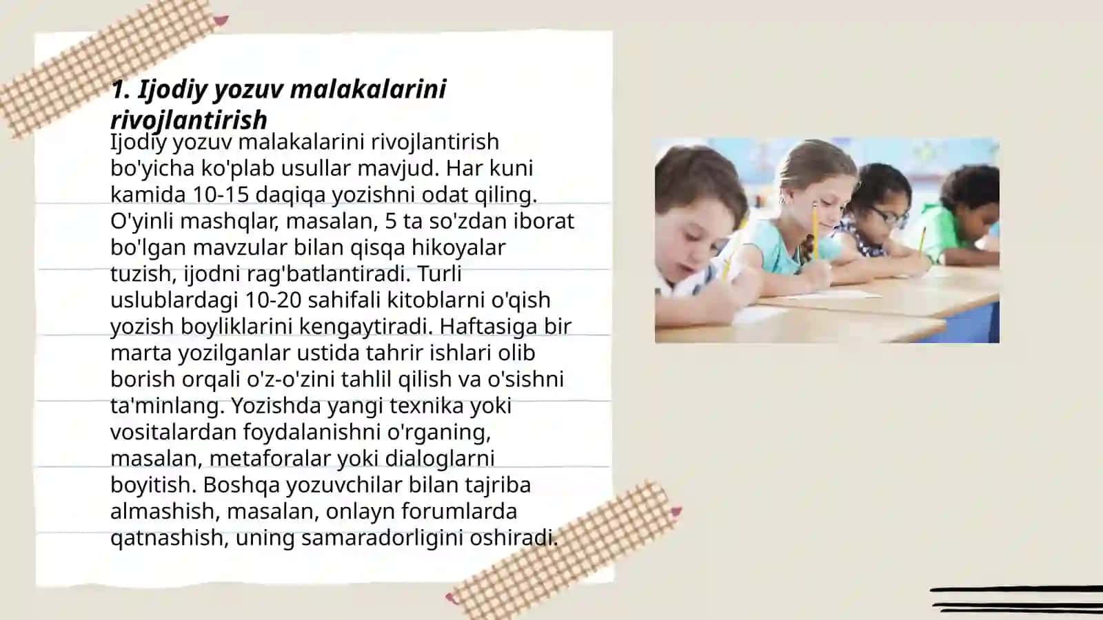 Boshlang'ich sinf o'quvchilarining ijodiy layoqatini shakllantirish 3
